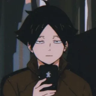 🥟 Osamu Miya Haikyuu!! anime, osamu miya, haikyuu, character, black hair telegram sticker