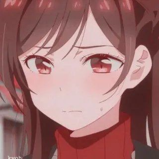 ✨ Chizuru Ichinose Rent-A-Girlfriend Anime, Rent-A-Girlfriend, Chizuru Ichinose, Mignon, Dessin animé, Fille telegram sticker