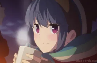 ☕️ anime, cartoon, girl, drink, cute, manga telegram sticker