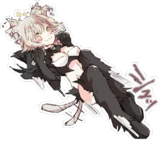 😻 ズッ Anime, Nekomimi, lindo, personaje, Kawaii, Manga telegram sticker