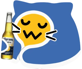 🍺 Corona Extra Bier, Alkohol, Corona, Party, Getränk telegram sticker