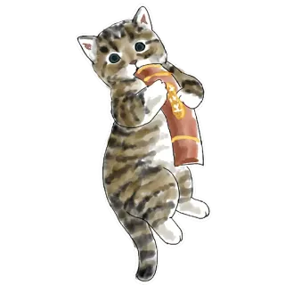 😋 猫, 動物, ステッカー, かわいい, 可愛い, ペット telegram sticker