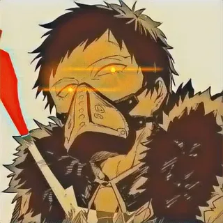 😭 Overhaul My Hero Academia Overhaul, My Hero Academia, anime, villain, mask, shonen telegram sticker