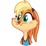 😳 Lola Bunny โลล่า บันนี่, การ์ตูน, กระต่าย, ลูนีย์ตูนส์ telegram sticker
