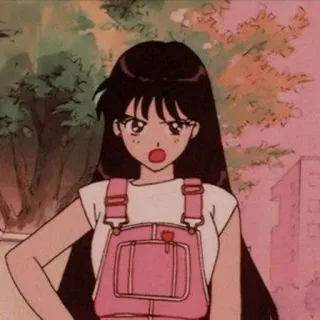 💛 Anime, Cô gái, Dễ thương, Tức giận, Hoạt hình telegram sticker