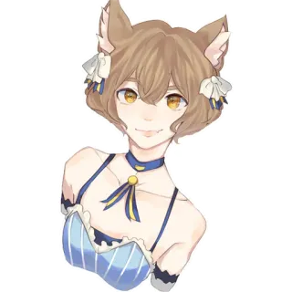 😊 Felix Argyle Re:Zero Anime, Catgirl, Trap, Felix, Re:Zero telegram sticker