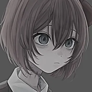 🍓 anime, girl, sad, manga, character telegram sticker