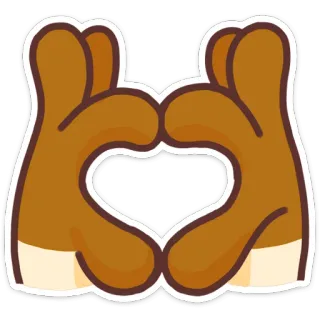 ❤️ Hände, Herz, Liebe, Geste, Süß telegram sticker