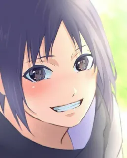😁 Animé, Sourire, Manga, Personnage telegram sticker