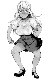 🚶‍♀️ Anime, Menina, Mulher, Mangá, Rubor telegram sticker