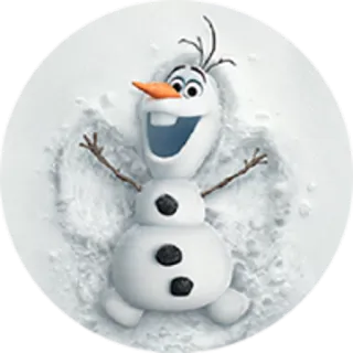 ⛄ Olaf Frozen Olaf, snowman, Frozen, Disney, snow, cartoon telegram sticker