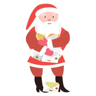 Дед Мороз @stickersb2b telegram stickers