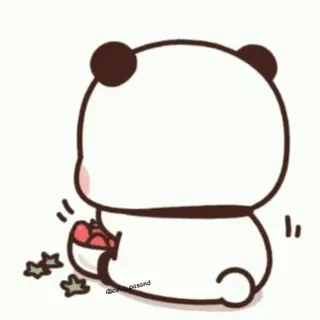 ❤ @carapasond imut, binatang, kartun, panda, ilustrasi, kawaii telegram sticker