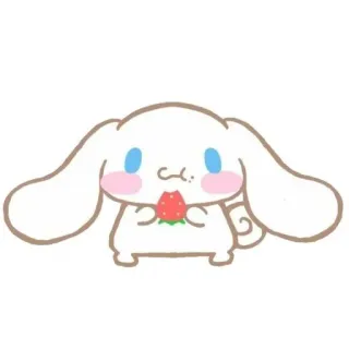 🌟 Cinnamoroll Cinnamoroll, Sanrio, niedlich, kawaii, Erdbeere telegram sticker