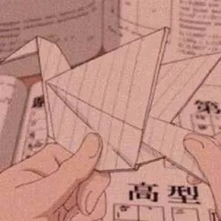 ✨ 高 型 折り紙, 折り鶴, クラフト, 紙, アート, 折り telegram sticker