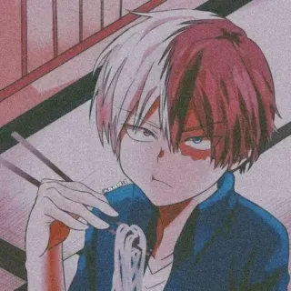 🌟 Shoto Todoroki My Hero Academia Anime, My Hero Academia, Shoto Todoroki, MHA, Héros, Personnage, Fanart telegram sticker