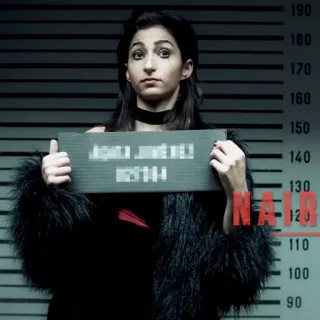 💶 NA-L1B photo d'identité judiciaire, prison, criminel telegram sticker
