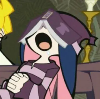 😴 Stocking Anarchy Panty & Stocking with Garterbelt Anime, Desenho animado, Chorando, Stocking Anarchy, Panty & Stocking with Garterbelt telegram sticker