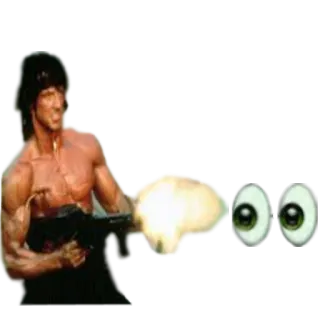 👀 Rambo Rambo, Action, Film, Arme, Guerre, Armes, Soldat telegram sticker