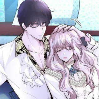 🥡 Anime, Mangá, Romance, Casal, Retrato telegram sticker