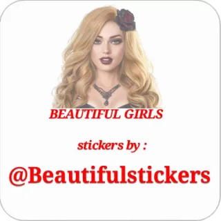 ✍ BEAUTIFUL GIRLS
stickers by :
@Beautifulstickers pegatina, bonita, chica, mujer telegram sticker