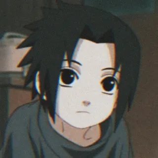 😶 Sasuke Uchiha Naruto アニメ, マンガ, サスケ, ナルト, 漫画, うちは, 忍者 telegram sticker