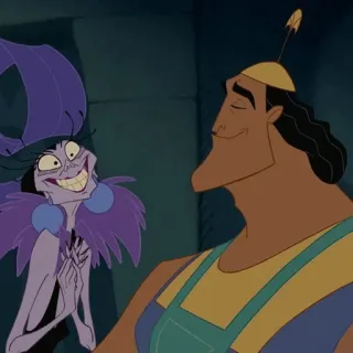 🍂 Yzma The Emperor's New Groove Disney, Dibujos animados, Villano, Animación, Comedia, Yzma, El Emperador y sus Locuras telegram sticker