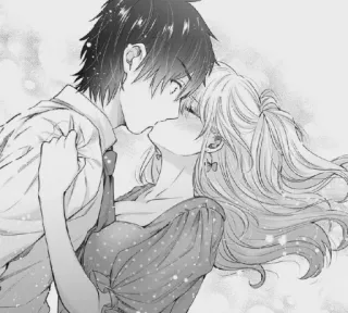 💘 Anime, Manga, Bacio, Romance, Amore, Coppia telegram sticker