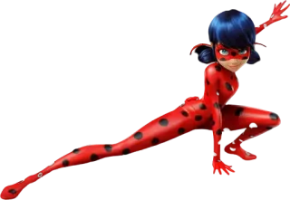 🐞 Ladybug Miraculous: Tales of Ladybug & Cat Noir 瓢虫, 瓢虫少女, 卡通, 超级英雄, 动漫, 瓢虫, 玛丽娜 whatsapp sticker