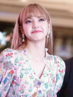 😐 Lisa Lisa, Kpop, 歌手, 名人, Blackpink telegram sticker