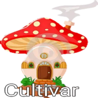 🍄 Cultivar Pilzhaus, Fantasy, Niedlich, Cottagecore, Pilze, Pilz whatsapp sticker