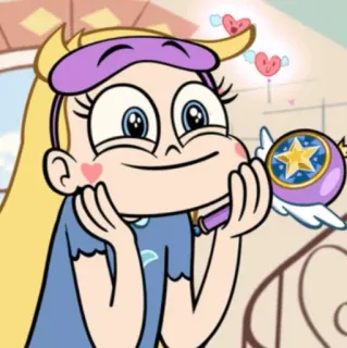 🖤 Star Butterfly Star vs. the Forces of Evil cartoon, magic, wand, cute, Star Butterfly telegram sticker