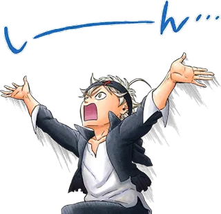BLACK CLOVER J50th :: @line_stickers telegram stickers