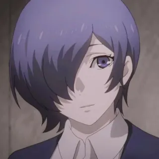 🌟 Touka Kirishima Tokyo Ghoul Anime, Charakter, Touka Kirishima, Tokyo Ghoul, Ghoul, Weiblich whatsapp sticker
