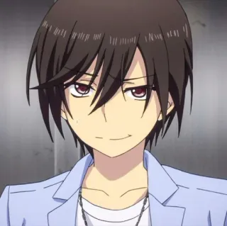 🥢 Anime, Masculino, Personagem, Retrato telegram sticker