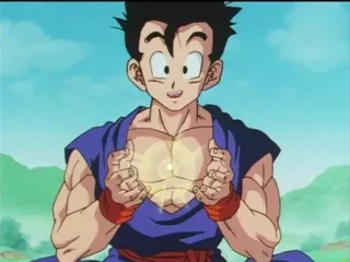 🔥 Gohan Dragon Ball Z 动漫, 悟饭, 龙珠Z, 力量, 能量 telegram sticker