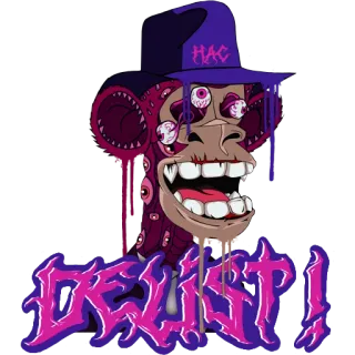 @horrorapeclub_official by @silcO420 whatsapp stickers
