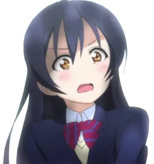 🙄 anime, school uniform, girl, cute, character telegram sticker