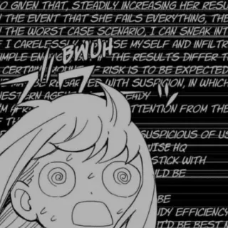 🎀 BWOH Anime, Manga, Schockiert, Ausdruck, Überraschung telegram sticker