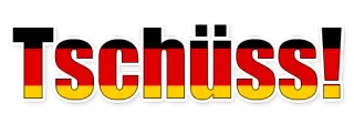 😄 Tschüss! niemiecki, żegnaj, pożegnanie, flaga, niemcy whatsapp sticker