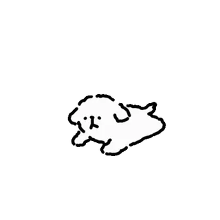 💬 cão, animal, animal de estimação, fofo, ilustração, desenho animado whatsapp sticker