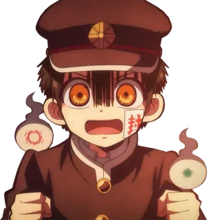 😶 Hanako-kun Toilet-bound Hanako-kun Anime, Fantôme, École, Surnaturel, Personnage telegram sticker