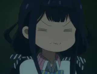 🖇 Anime, Mädchen, Ausdruck, Wütend, Cartoon whatsapp sticker