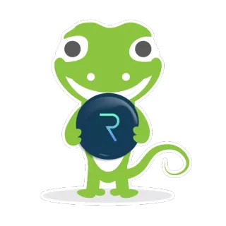 💈 lagarto, gecko, desenho animado, adesivo, réptil whatsapp sticker