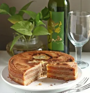 🥞 Kuchen, Wein, Dessert, Essen, Backwaren, Stillleben telegram sticker