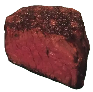 🐄 steak, meat, food, cooked, rare, delicious, beef telegram sticker