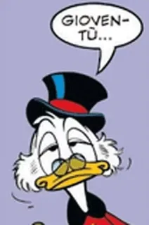 😅 Scrooge McDuck GIOVEN-
TÙ... dessin animé, canard, Disney, Picsou, bande dessinée telegram sticker