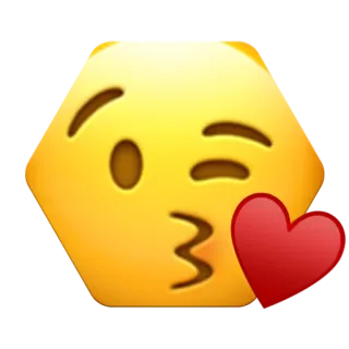 😘 emoji, kiss, heart, love, wink, affection, romantic telegram sticker