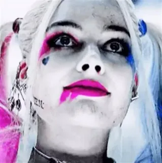😐 Harley Quinn Suicide Squad QUEEN 哈莉·奎茵, 反派, DC漫画, 自杀小队, 反英雄, 漫画人物 telegram sticker