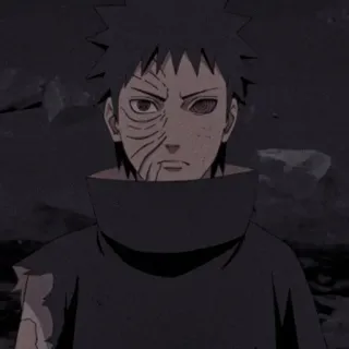 🕷 Obito Uchiha Naruto anime, manga, uchiha, villain, obito, sharingan telegram sticker